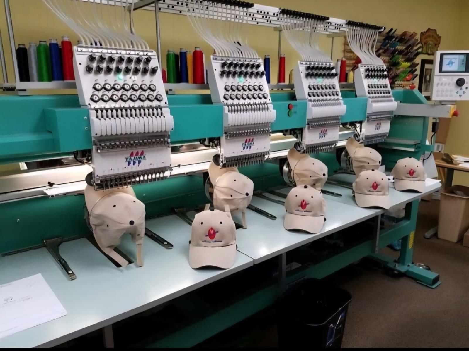 Tajima Multi-Head Commercial Embroidery Machine